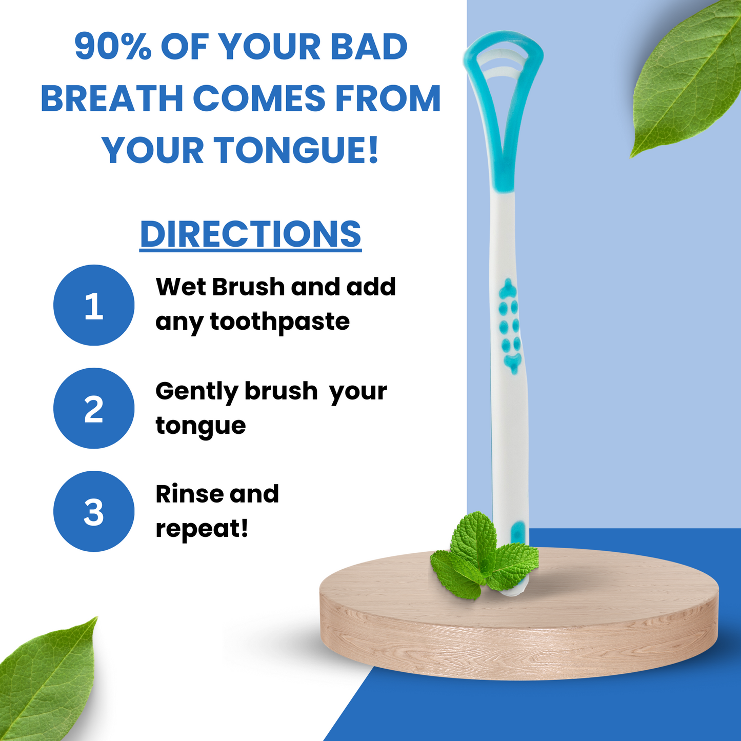 Tongue Scraper for Fresh Breath Perfect Tongue Scraper for Adults and Kids, Enhance Your Oral Hygiene with Tongue Brushes, Scrapers for Bad Breath Treatment