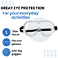 Anti-Fog Protective Safety Goggles, Lab Goggles, Medical Safety Goggles