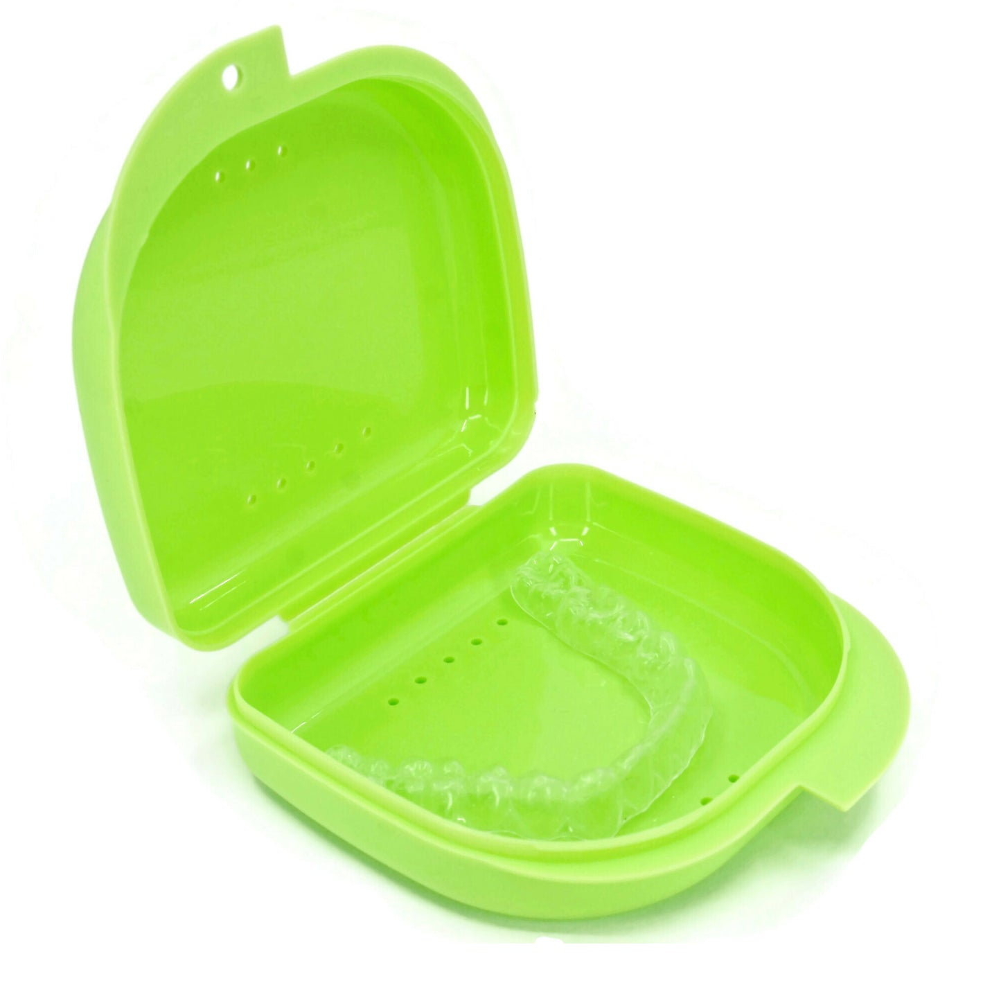 Retainer/Mouthguard Box Green 1 Depth