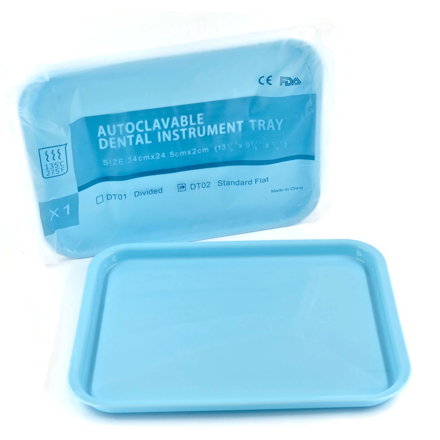 Procedure Trays, Autoclavable Plastic Procedure Flat Tray for Instrume –  Genco Dental
